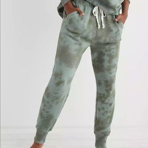 New Aerie Weekend Tie Dye Jogger 